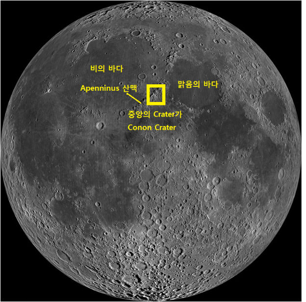 5-2 journey-5- Conon crater위치.png